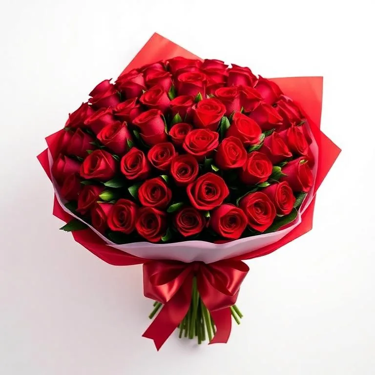 Buquê de 42 Rosas Vermelhas - Floricultura com entrega no mesmo dia